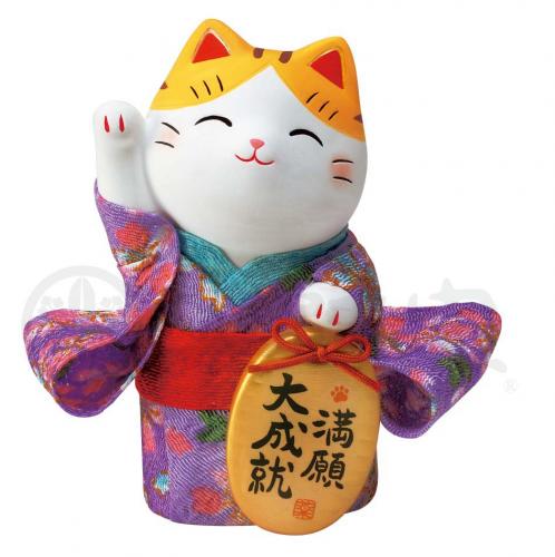 錦彩ちりめん小判招き猫(満願・小)