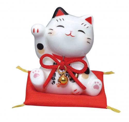 彩絵お金まねき猫(小)