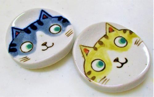 やんちゃ猫丸箸置　3個セット