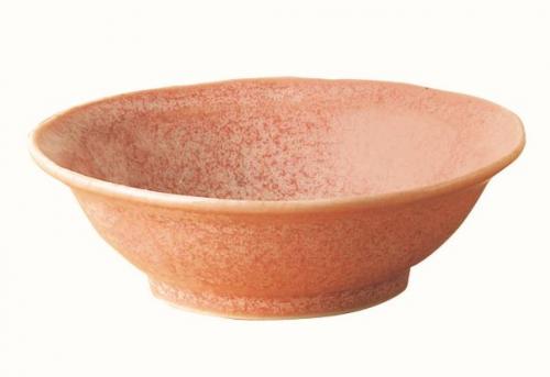 カラーうのふ3.3寸浅鉢　ピンク　3個組