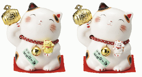 金小槌猫貯金箱